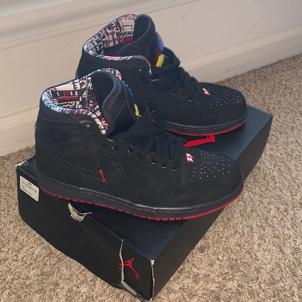 Black Suede Air Jordan 1 Retro ‘93 Playoffs